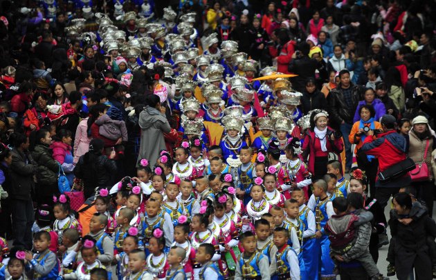 Kina - Narod Mijao slavi tradicionalni festival Gudžang