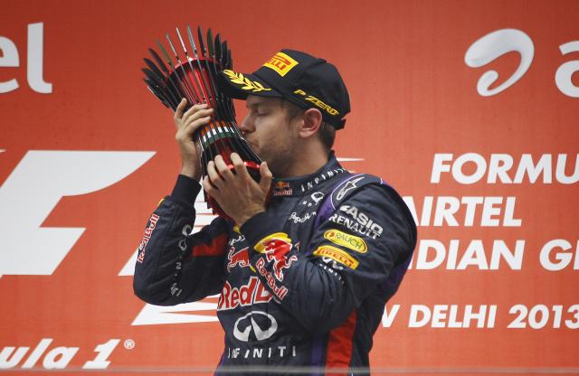Vozač Red Bula Nijemac Sebastijan Fetel obezbijedio je četvrtu uzastopnu titulu svjetskog prvaka Formule 1.