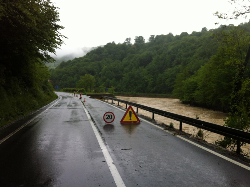 Poplave u Republici Srpskoj (17.maj 2014.) / Put Kotor Varoš – Banja Luka