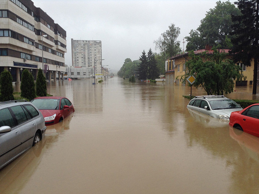 Pogledajte kako izgleda Doboj dan nakon katastrofalne poplave