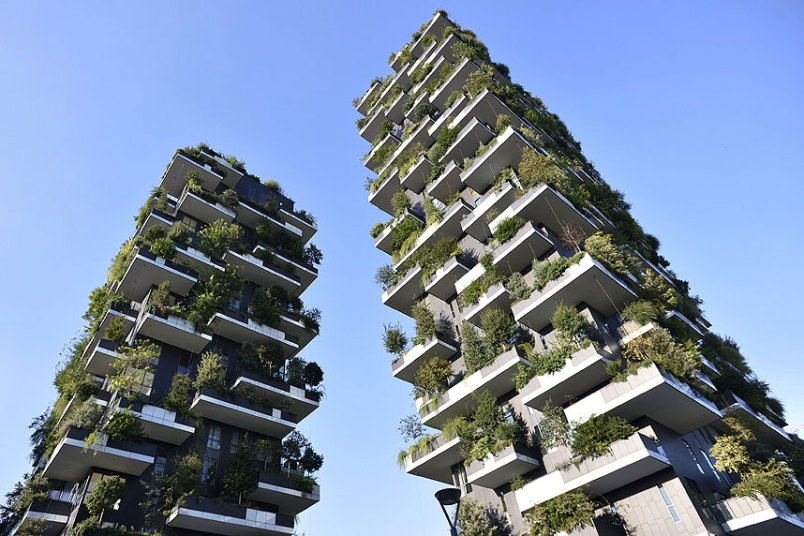 900 stabala u naselju Stefano Boeri's Bosco Verticale  (vertikalna šuma) u Milanu, Italija (Foto:Flavio Lo Scalzo/Reuters)