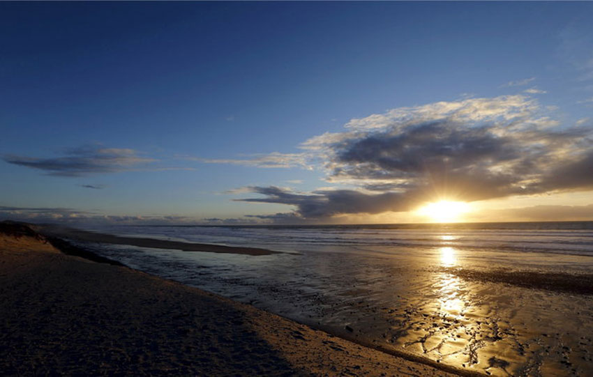 Predivne fotografije zalaska sunca i plaže Kap Fere u jugozapadnoj Francuskoj...