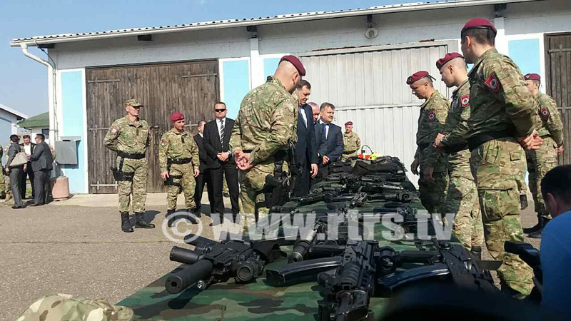 Milorad Dodik u posjeti Specijalnoj jedinici MUP-a Srpske