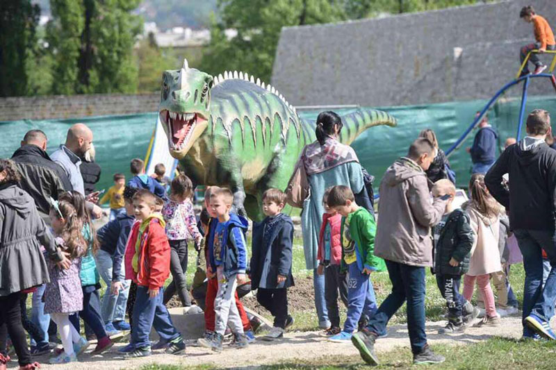 Banja Luka: Izložba dinosaurusa u Kastelu