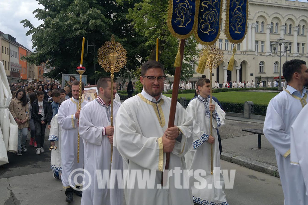 Svečana litija povodom obilježavanje krsne slave grada Banja Luka - Spasovdana