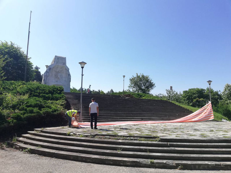 Banja Luka: Obnova spomenika palim borcima na Banj brdu