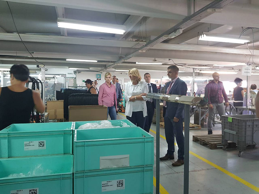Predsjednica Vlade Željka Cvijanović posjetila fabriku u Bijeljini