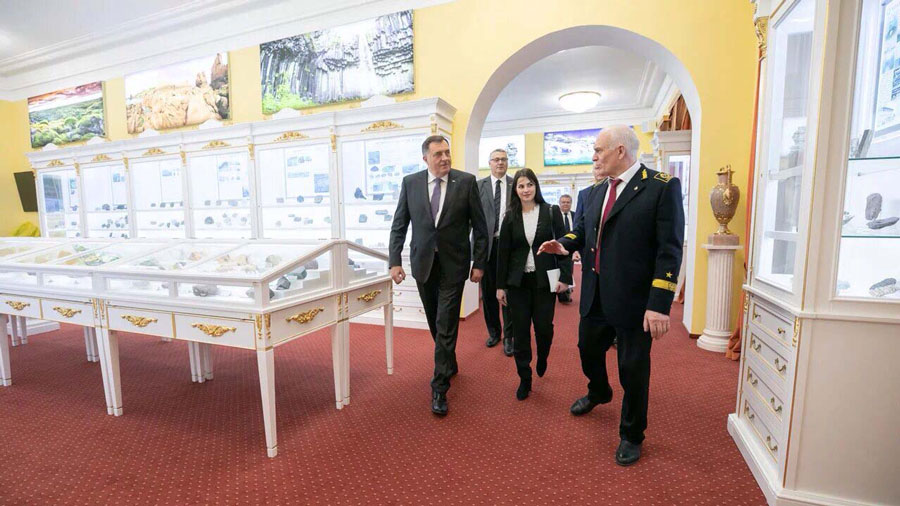 Milorad Dodik u posjeti Gornjem Univerzitetu u Sankt Peterburgu -najstariji univerzitet tehničkih nauka u Rusiji i jedan od najstarijih u Evropi.