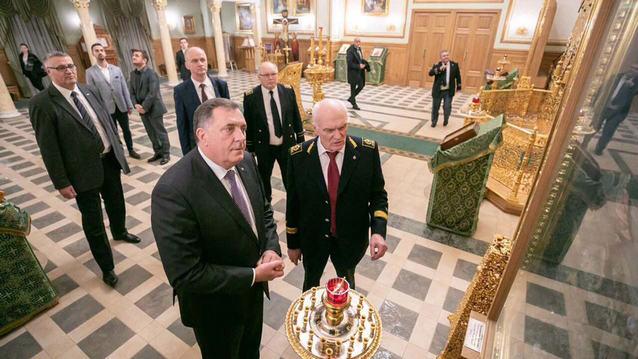 Milorad Dodik u posjeti Gornjem Univerzitetu u Sankt Peterburgu -najstariji univerzitet tehničkih nauka u Rusiji i jedan od najstarijih u Evropi.