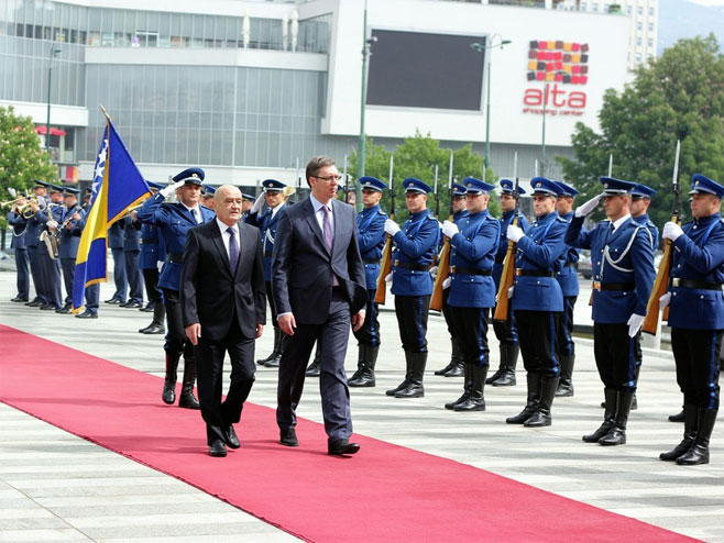 Vučić u Sarajevu - Foto: klix.ba