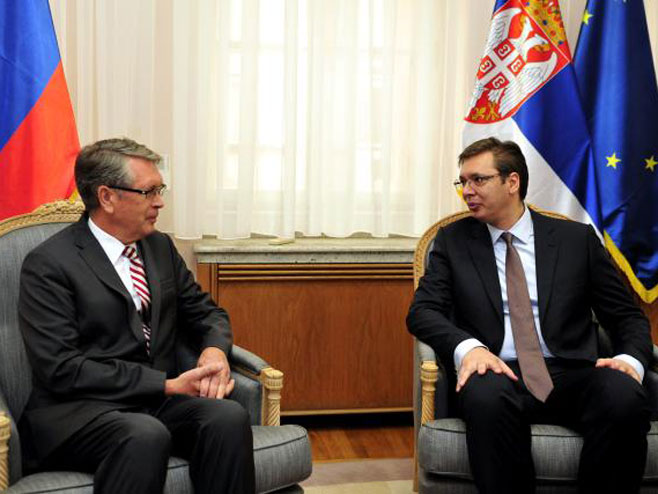 Aleksandar Čepurin i Aleksandar Vučić - Foto: TANЈUG