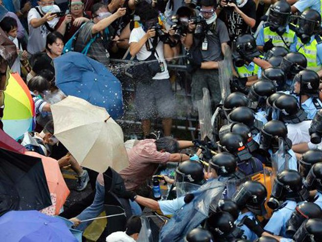 Protesti u Hongkongu - Foto: AP