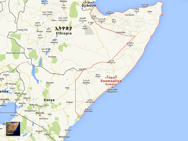 Somalija (Foto: maps.google.com) - 