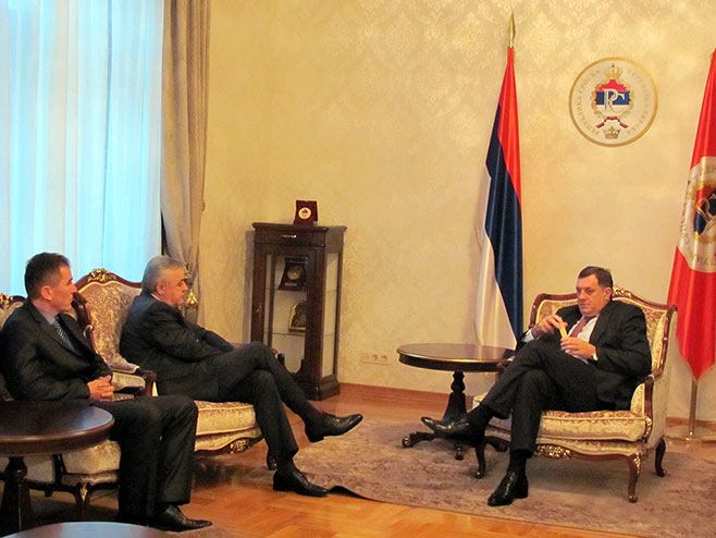 Razgovori predsjednika RS Milorada Dodika sa Boračkom organizacijom RS - Foto: SRNA