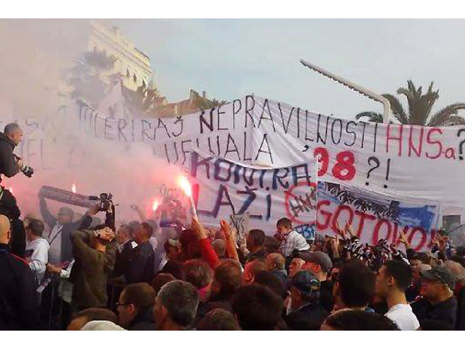 Demonstracije u Splitu protiv HNS-a - Foto: Facebook