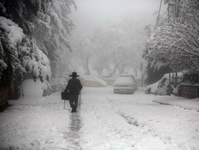Snježno nevrijeme na Bliskom istoku - Foto: AP