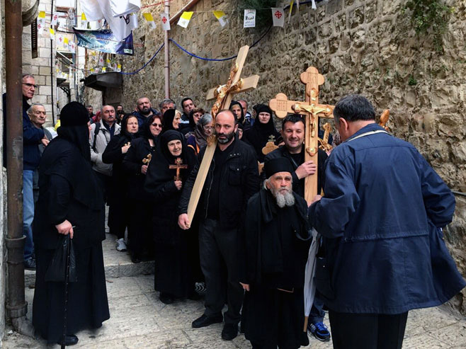 Ozrenski krstovi u Јerusalimu - Foto: SRNA