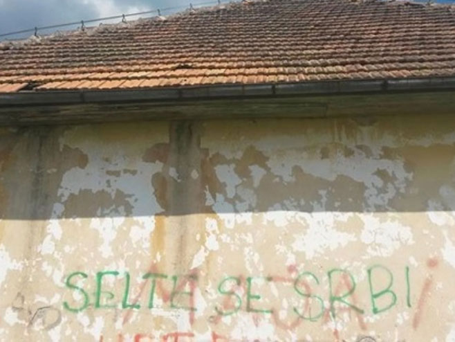 Pljevlja - grafiti protiv Srba (foto: Večernje novosti) - 