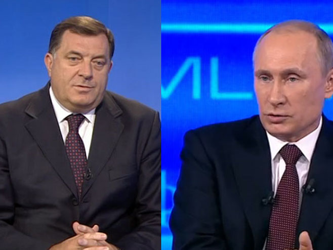 Dodik i Putin - Foto: ilustracija