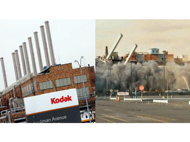 Rušenje Kodak fabrike u Njujorku (Foto: Twitter) - 