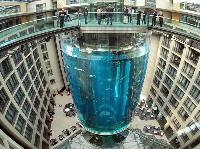 Najveći cilindrični akvarijum na svijetu - Foto: Screenshot/YouTube