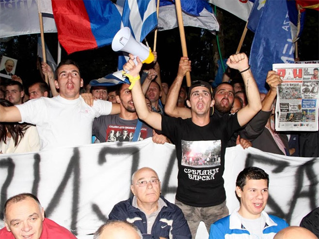 Protesti u Crnog Gori (foto:rtcg.me) - 