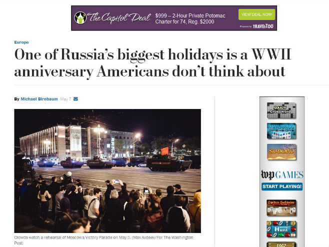 Vašington post:  Amerikanci misle da su sami pobijedili Hitlera - Foto: Screenshot