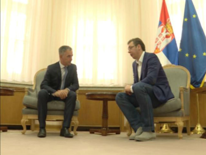 Sastanak Vučića i Pupovca - Foto: TANЈUG
