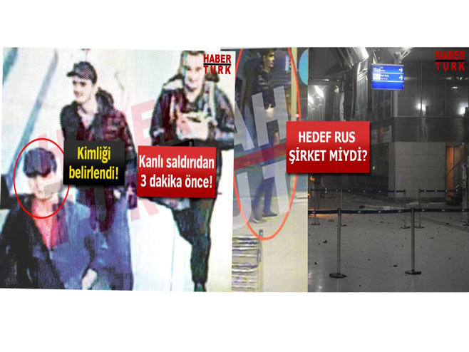 Objavljene fotografije napadača na aerodromu u Istanbulu   (Foto:Twitter) - 