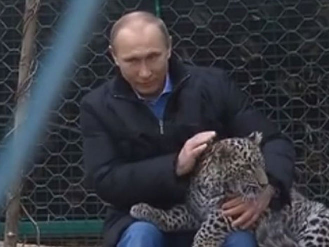 Putin i mačka (Foto:Facebook/RT) - 