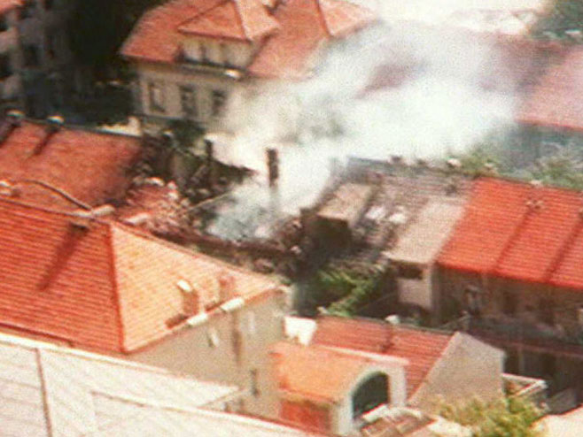 Bombardovanje Knina - akcija "Oluja" - Foto: AFP