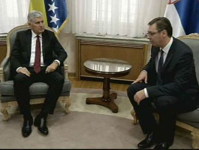 Aleksandar Vučić i Dragan Čović - Foto: RTRS