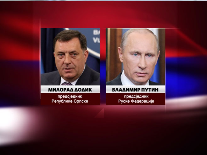 Dodik i Putin - Foto: RTRS