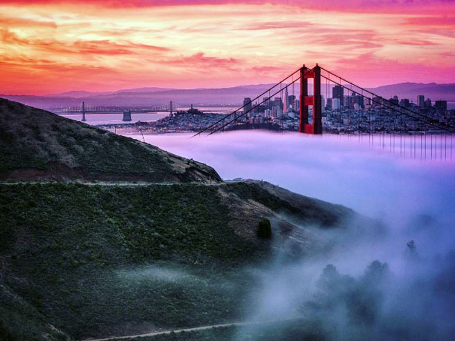 Nevjerovatni prizor San Franciska (Foto: Instagram/lmontezemolo) - 