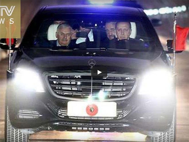 Erdogan prvi vozio kroz prvi tunel ispod Bosfora - Foto: Screenshot/YouTube