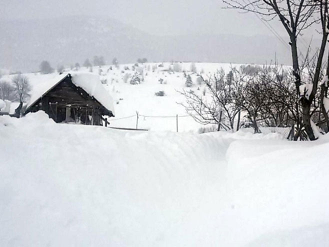 Pešterska visoravan - zavejani u snijegu  (Foto:bportal.ba) - 