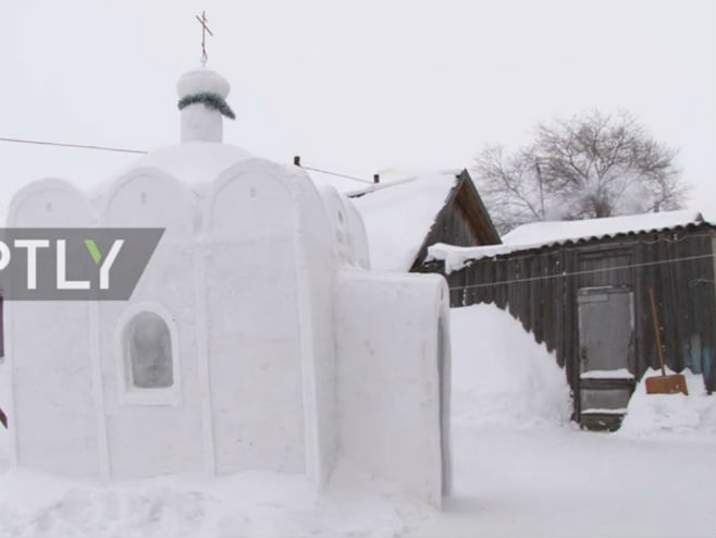 Crkva od snijega - Foto: Screenshot/YouTube
