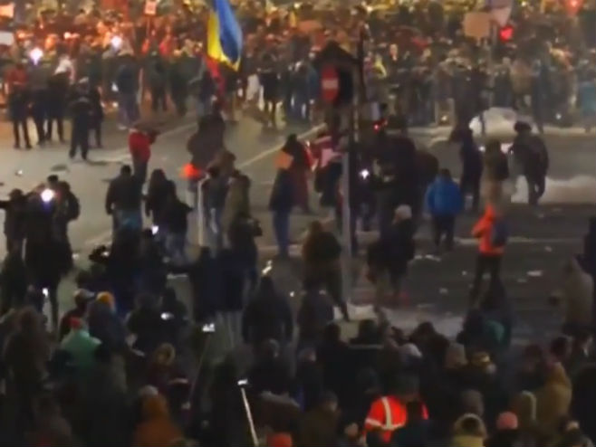 Rumunija-protesti - Foto: Screenshot/YouTube