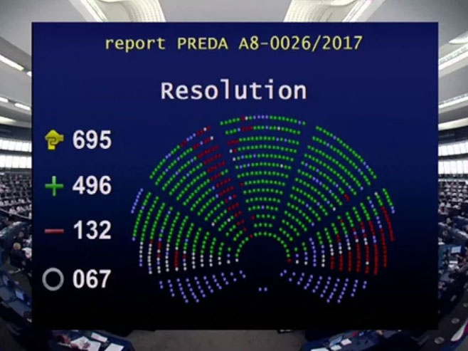 Evropski Parlament - Glasanje - Foto: RTRS