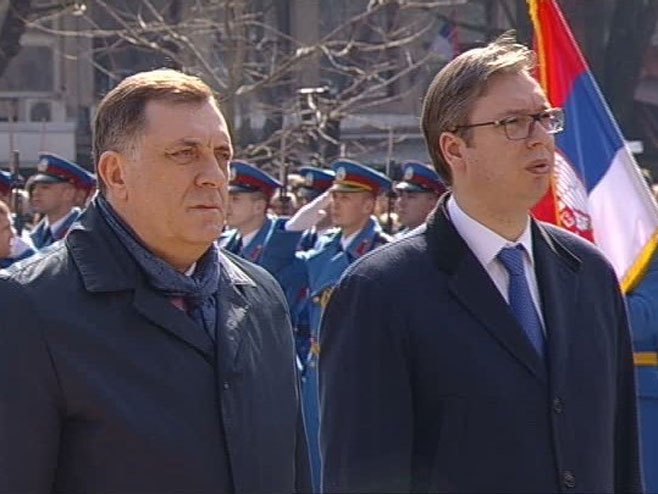 Milorad Dodik i Aleksandar Vučić - Foto: RTRS
