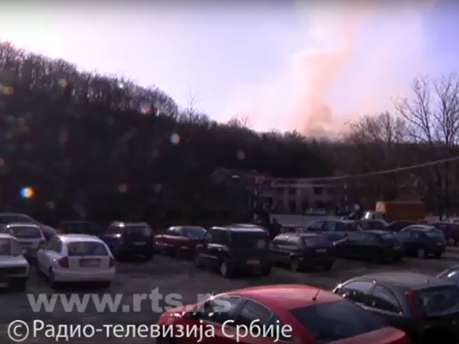 Požar i eksplozije u Remontnom zavodu u Kragujevcu - Foto: RTS