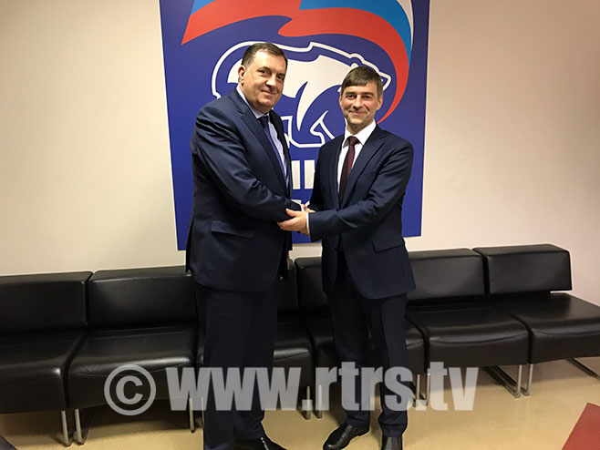 Dodik i Sergej Železnjak - Foto: RTRS