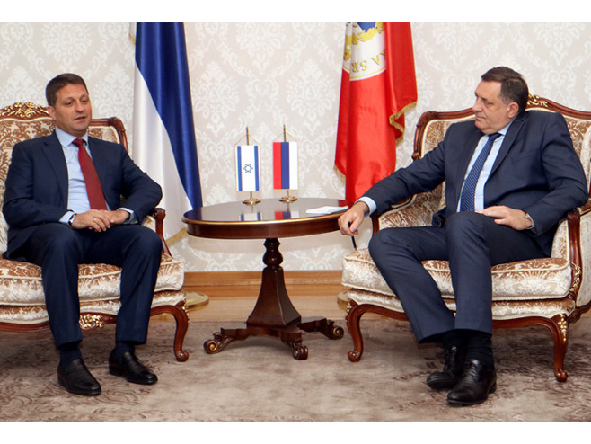 Milorad Dodik i Haim Bivas - Foto: RTRS