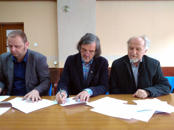 Foča - potpisivanje ugovora o zajedničkom ulaganju - Foto: SRNA
