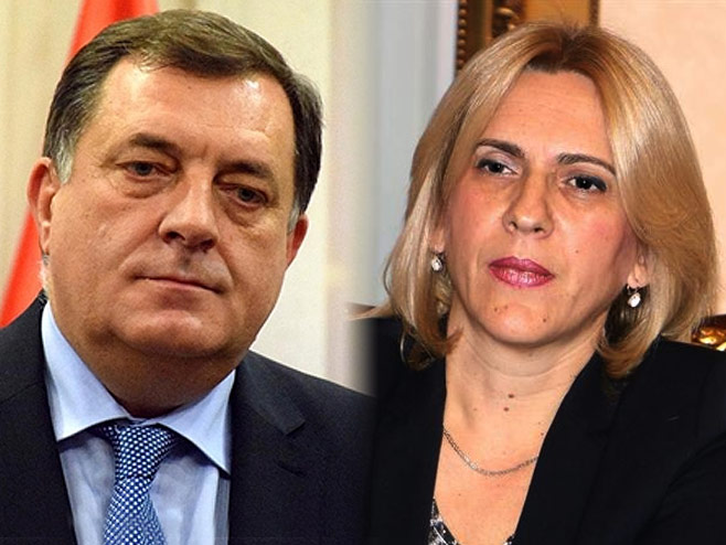 Milorad Dodik i Željka Cvijanović (Ilustracija: RTRS) - 