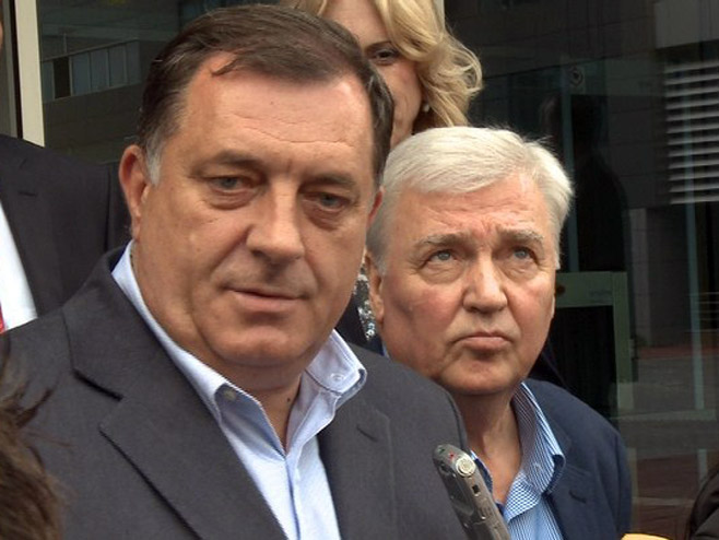 Milorad Dodik i Marko Pavić - Foto: RTRS