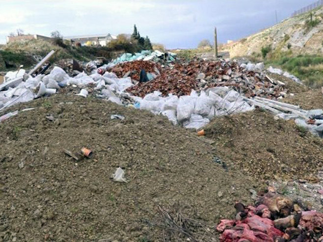 Bijeljina - otpad - Foto: RTRS
