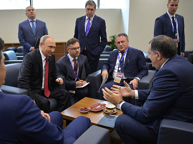 Dodik sa Putinom - saradnja Srpske i Rusije u obostranom interesu - Foto: SRNA