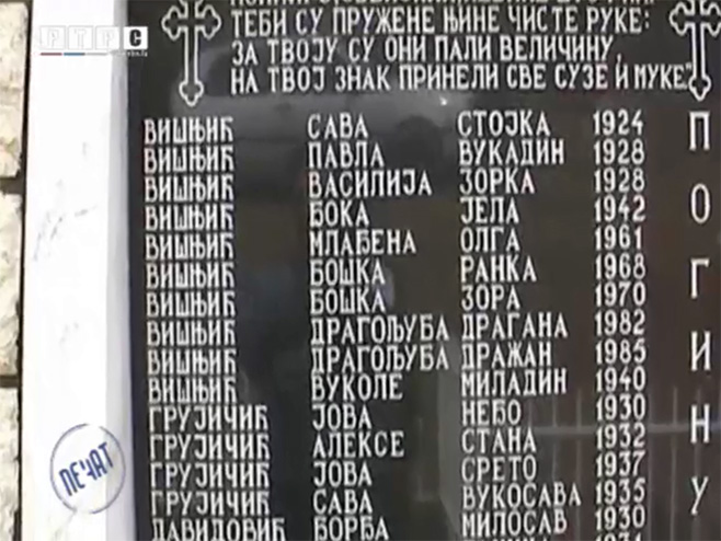 Hoće li iko odgovarati za masakriranje 56 srpskih civila u Јošanici kod Foče? - Foto: RTRS