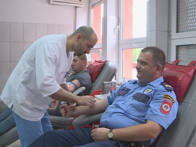 MUP- akcija darivanja krvi - Foto: RTRS